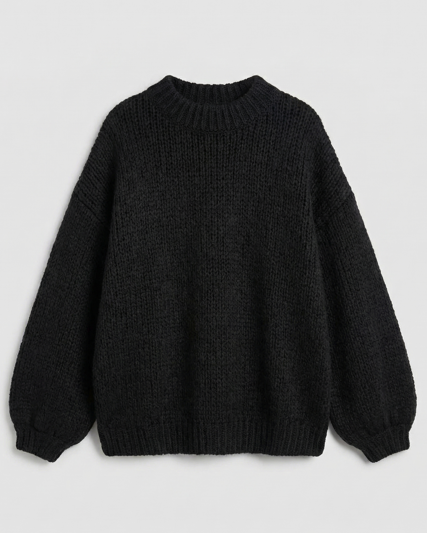 Damen Flauschiger Oversize Pullover