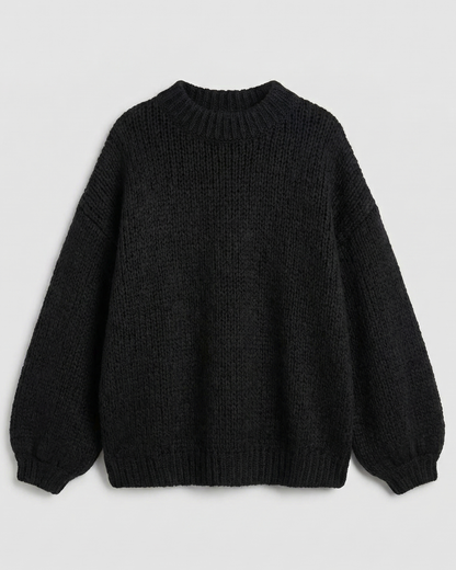 Damen Flauschiger Oversize Pullover