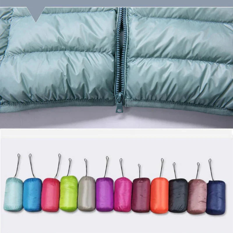 Eveloria Damen Daunenjacke Ultraleicht Mit Kapuze