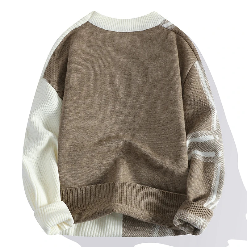 Georg Herren Langarmpullover Gerippt