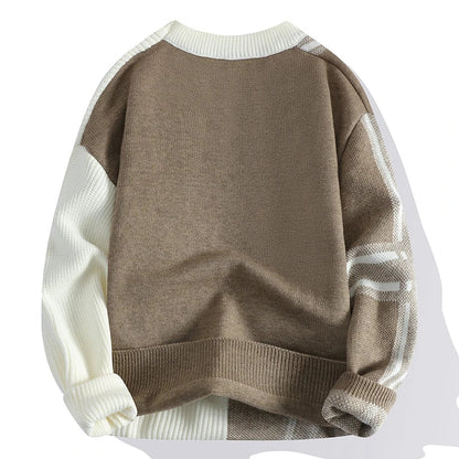 Georg Herren Langarmpullover Gerippt