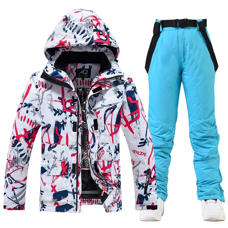 Eveloria Damen Wintersportanzug Zweiteiler
