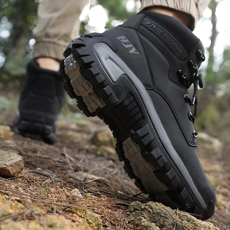 Herren High- Wanderschuhe Rutschfest Robust Outdoor