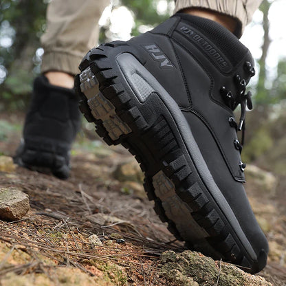 Herren High- Wanderschuhe Rutschfest Robust Outdoor