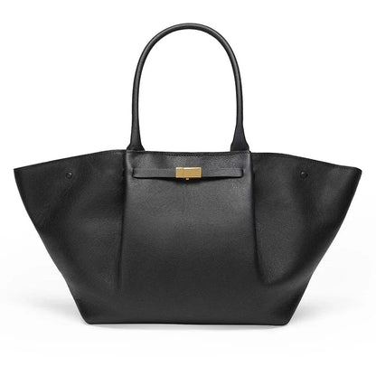 Damen Modische Handtasche Großzügig Schwarz - Eveloria
