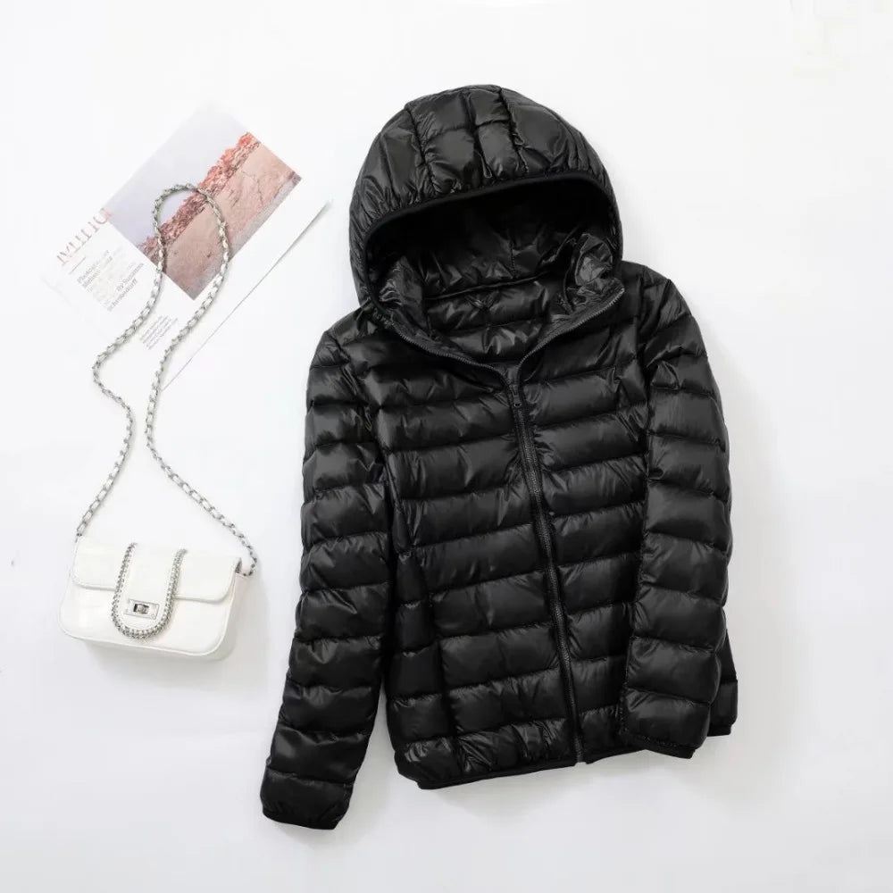 Damen Leichte Daunenjacke Herbst Winter - Eveloria