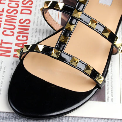 Damen Sandalen Flache Schuhe Leder Große Größe