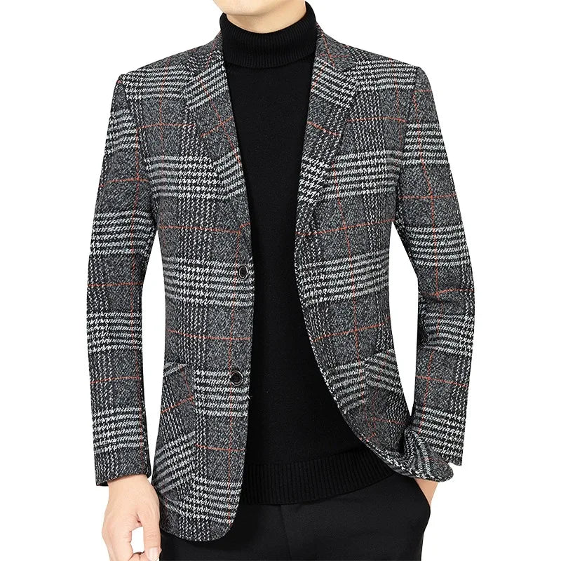 Herren Tweed Blazer Elegant