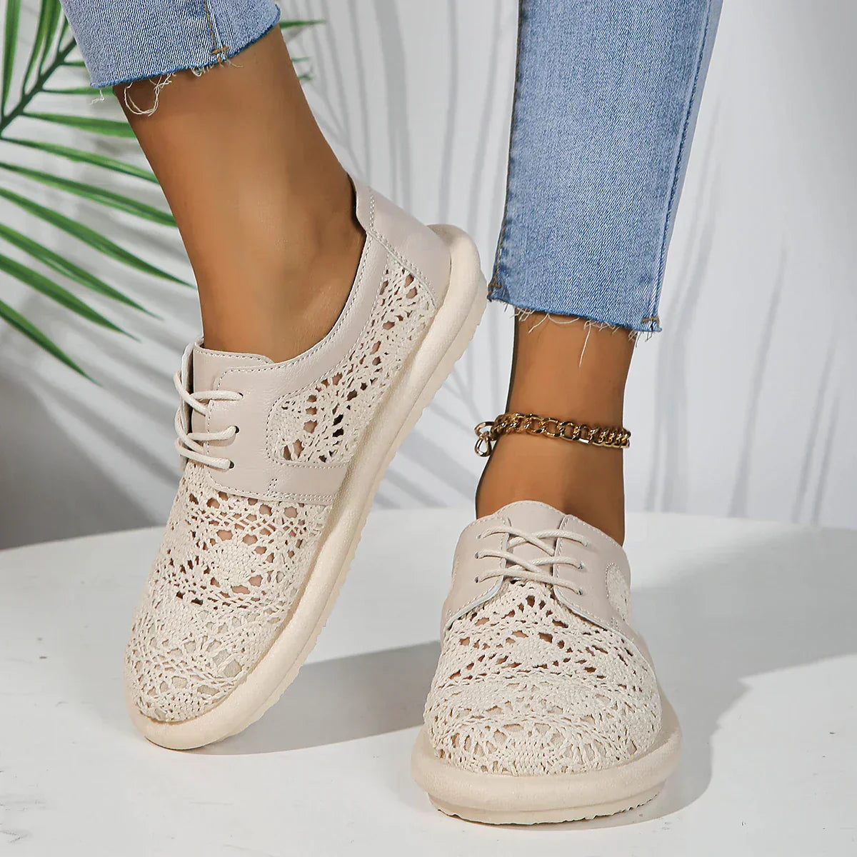 Eveloria Damen Orthopädische Laufschuhe Atmungsaktives Mesh