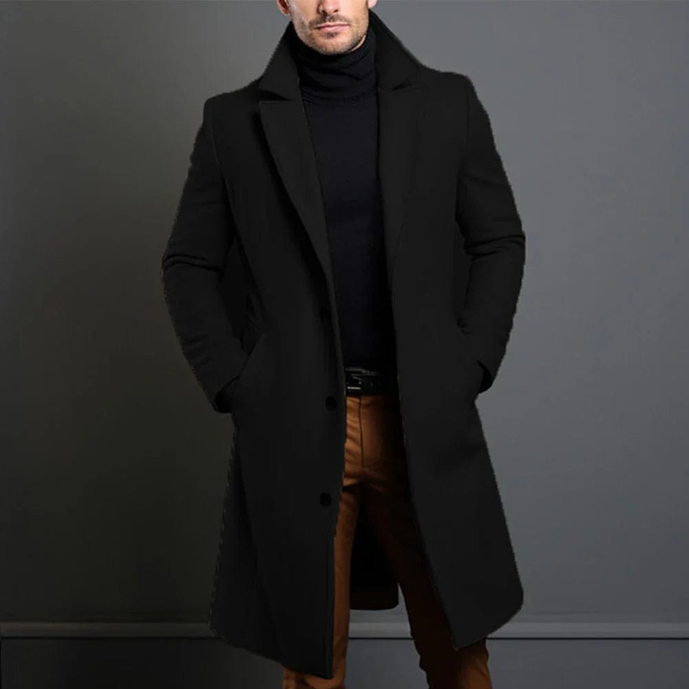 Franz Herren Wollmantel Warm