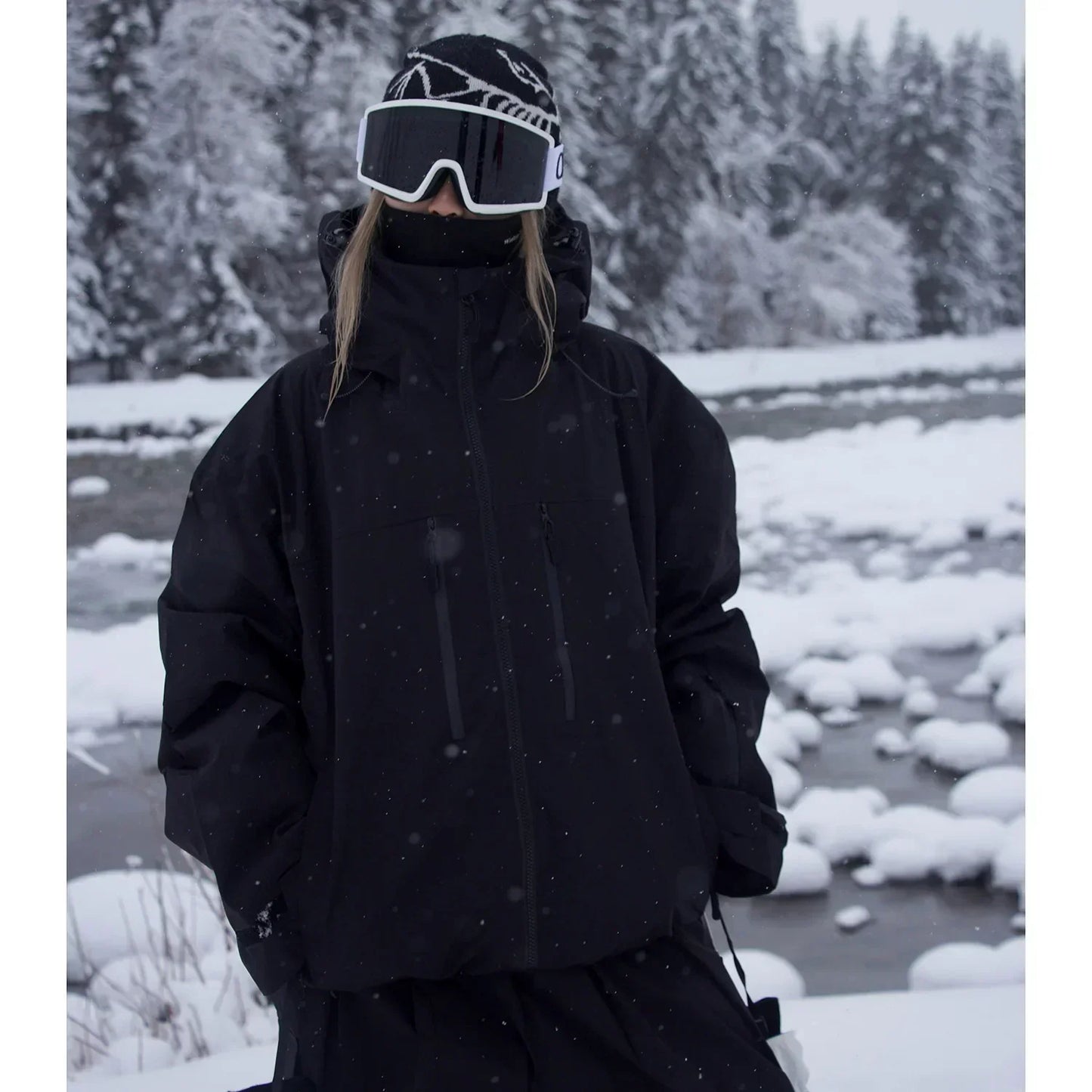 Damen Winter-Skijacke Wasserdicht für Schnee