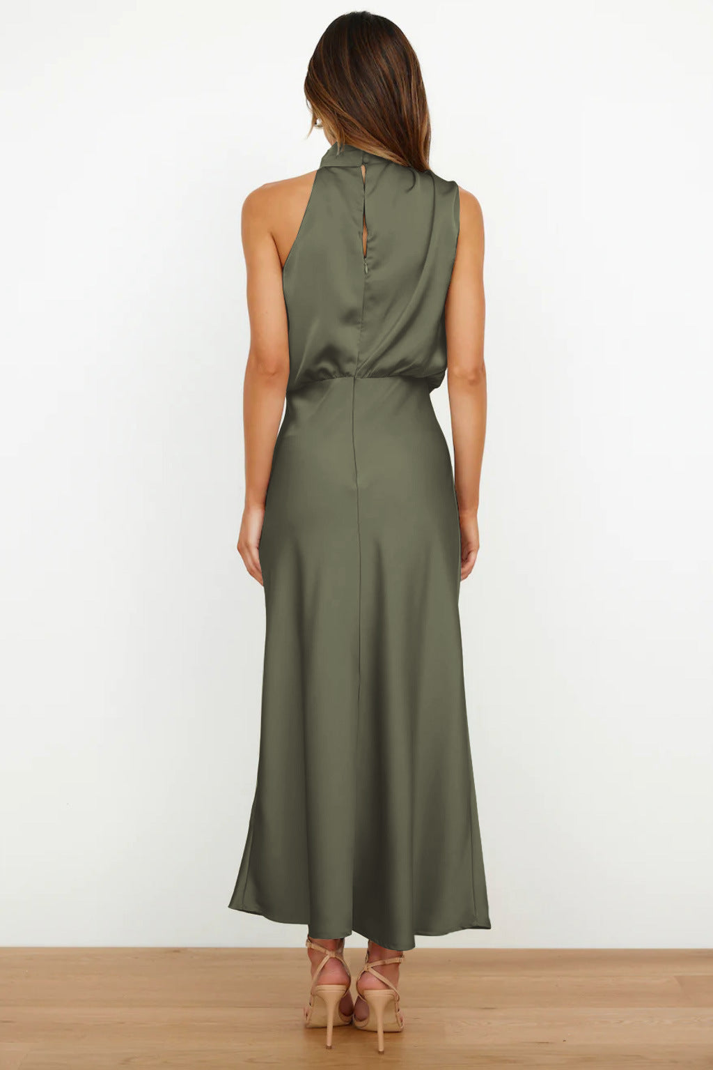 Damen Abendkleid Neckholder Schick