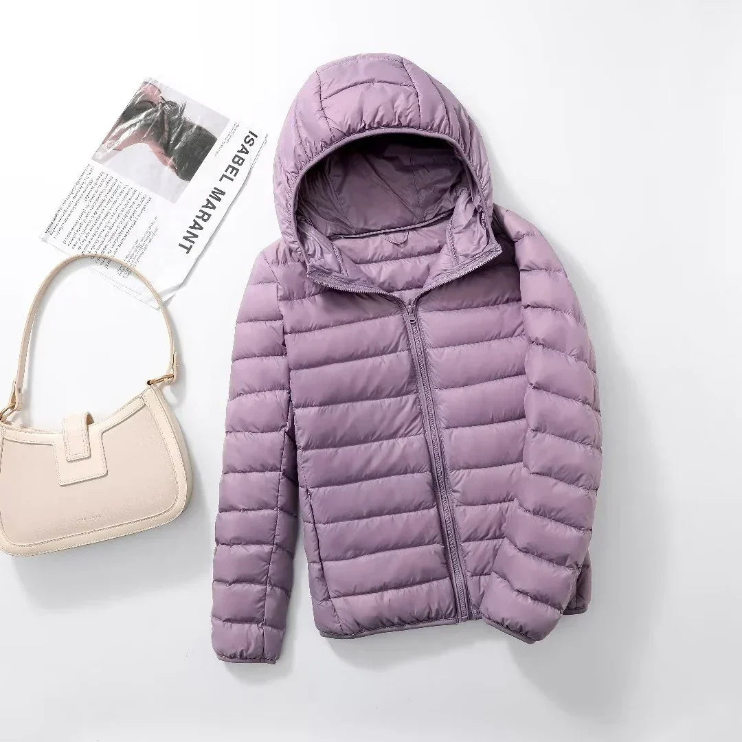 Damen Leichte Daunenjacke Herbst Winter