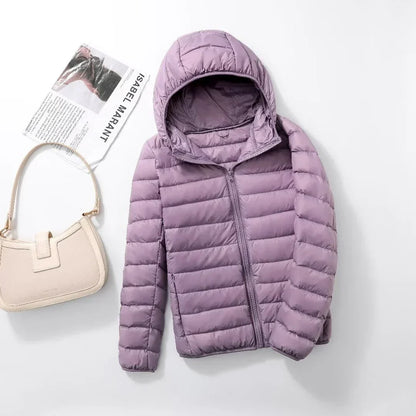 Damen Leichte Daunenjacke Herbst Winter