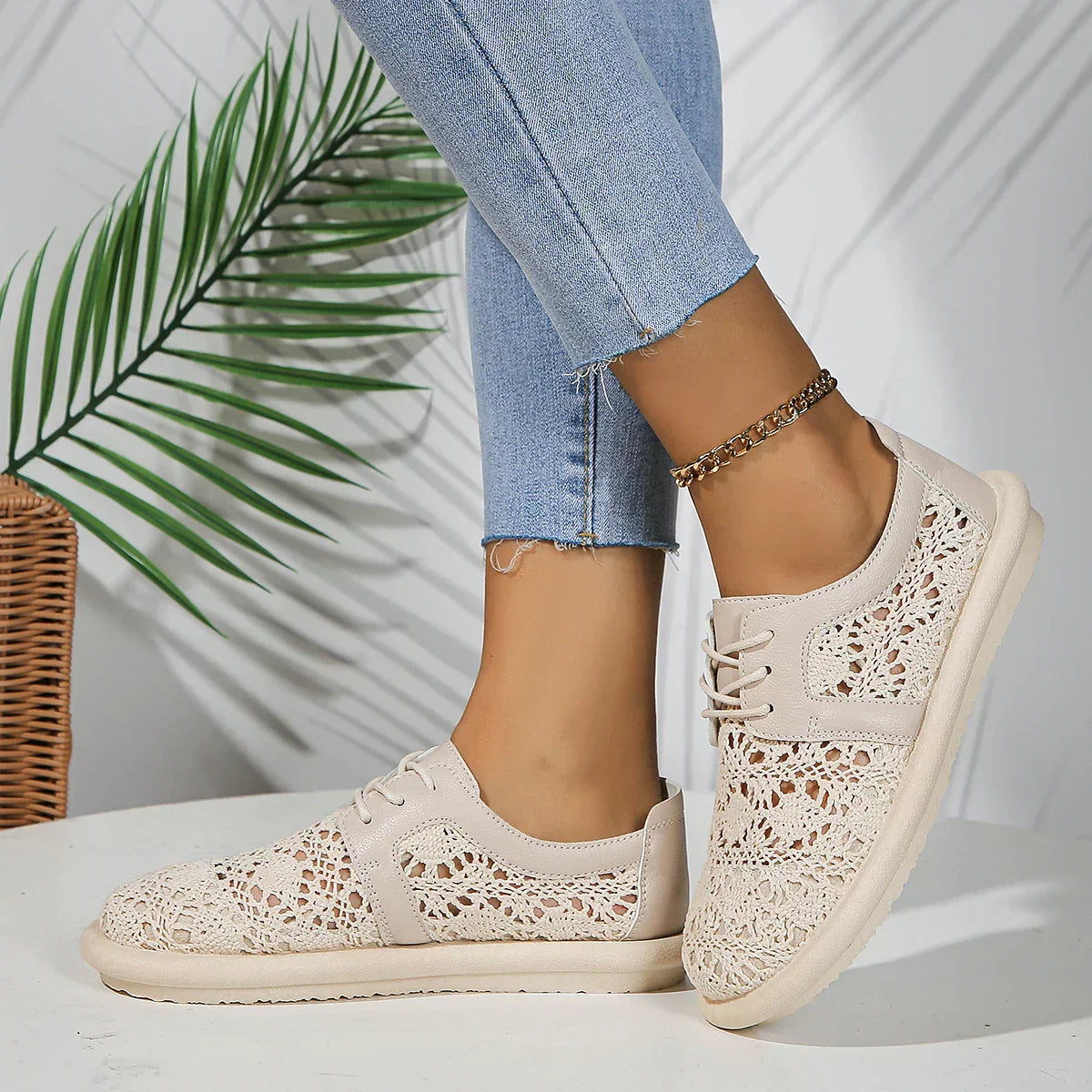 Eveloria Damen Orthopädische Laufschuhe Atmungsaktives Mesh