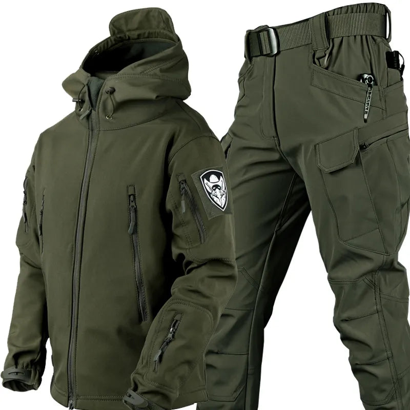 Herren Softshell-Winterjacke Wasserdicht