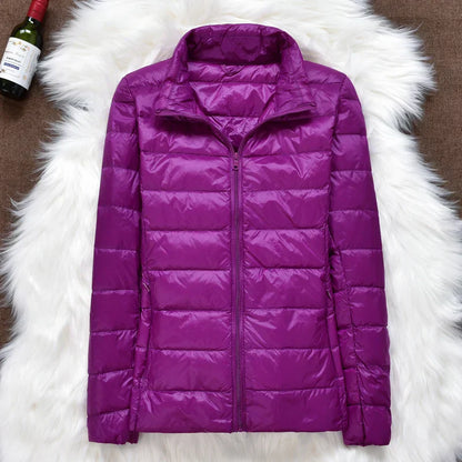 Eveloria Damen Daunenjacke Ultraleicht Mit Kapuze