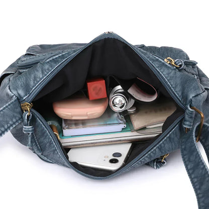 Eveloria Damen Luxe Schultertasche Mehrfachfach