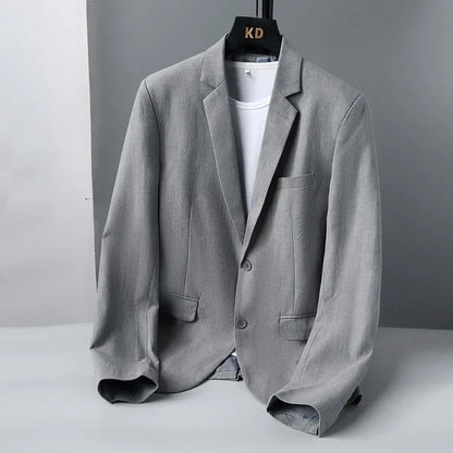 Herren Leinenblazer Elegant Beige