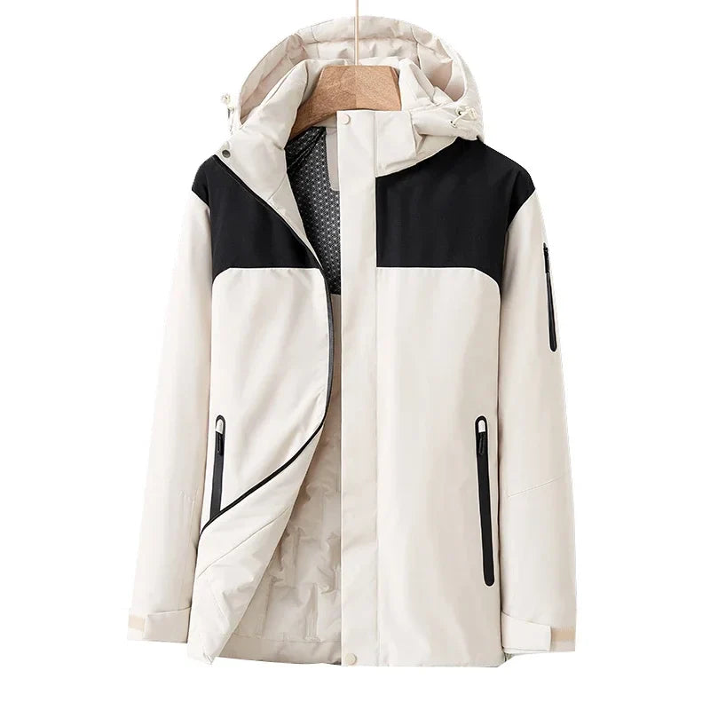 Damen Wasserdichte Winterjacke Fleece-Futter