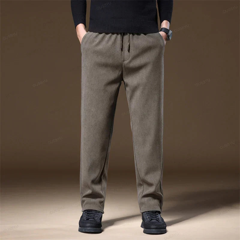 Herren Cordhose Stilvoll Braun