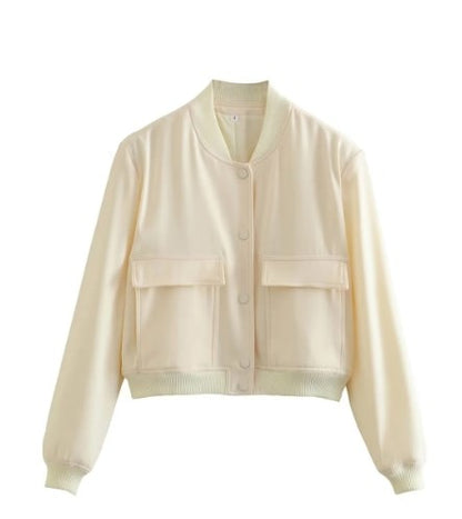 Eveloria Damen Bomberjacke Lässiger Stil