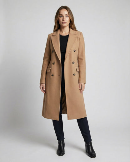 Damen Winterjacke Lang Elegant