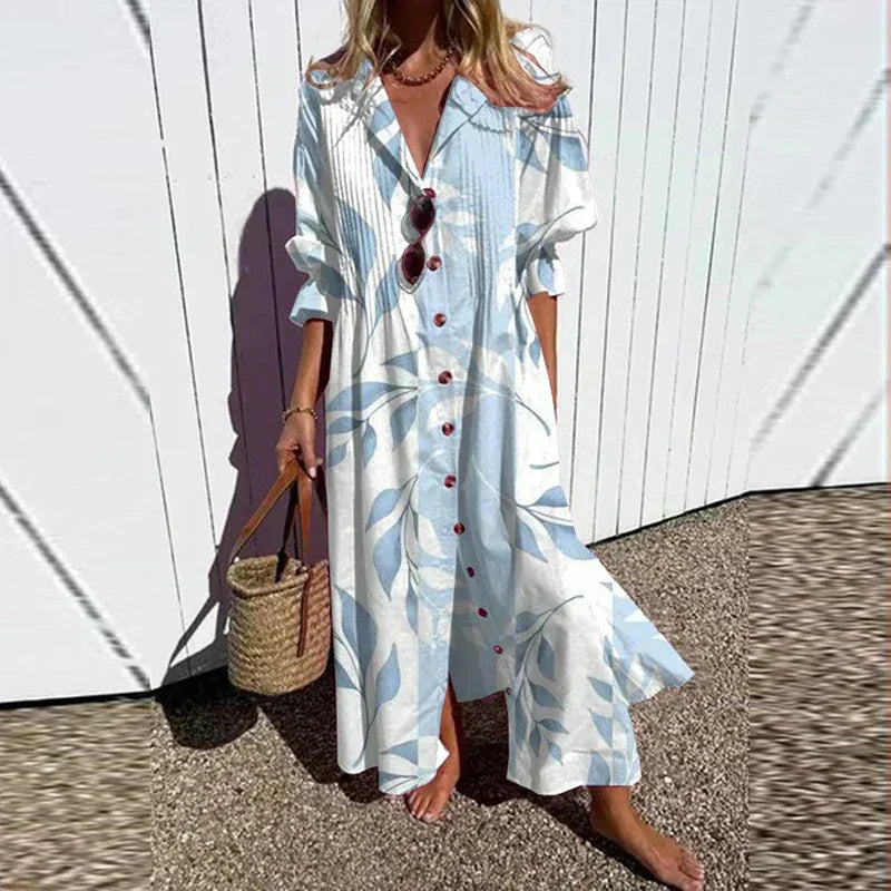 Eveloria Damen Frühlingskleid Boho-Stil