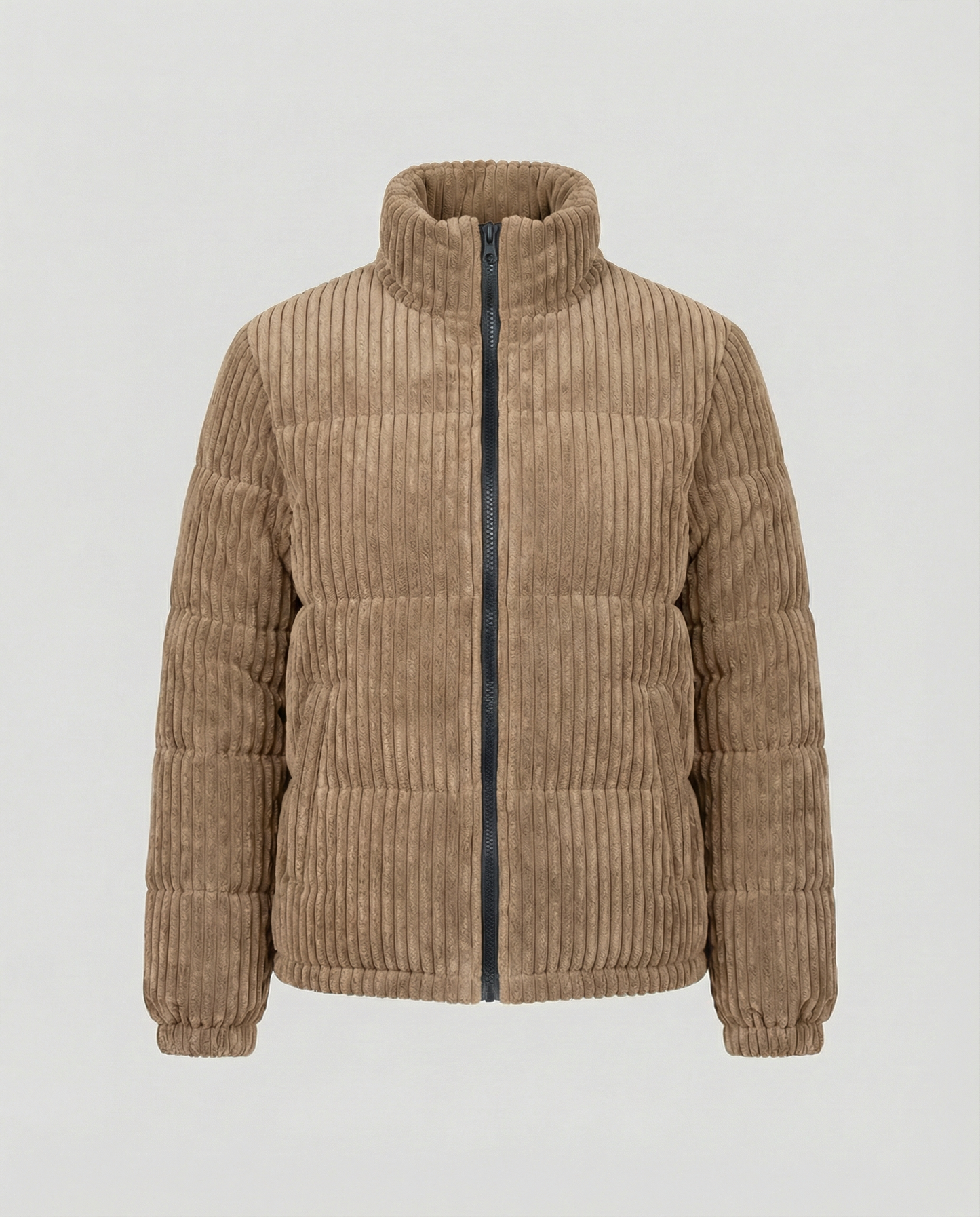 Weiche Damen Cordjacke Warm Beige
