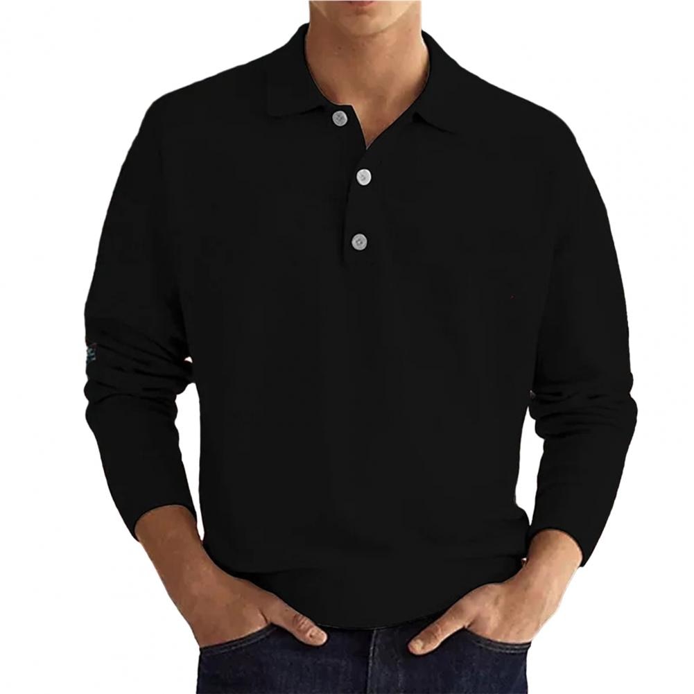 Elias Herren Poloshirt Langarm