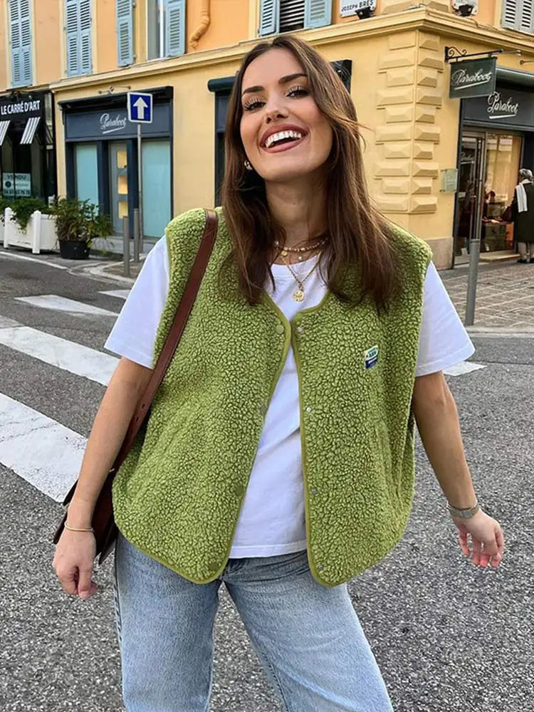 Eveloria Damen Fleeceweste Qualität