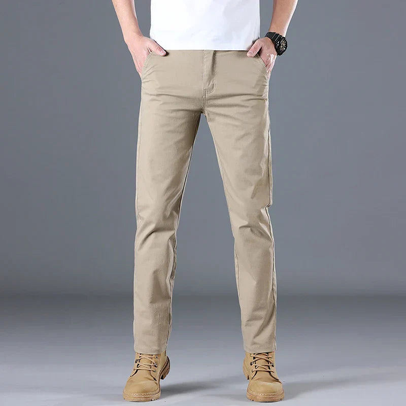 Herren Baumwollhose Slim Fit