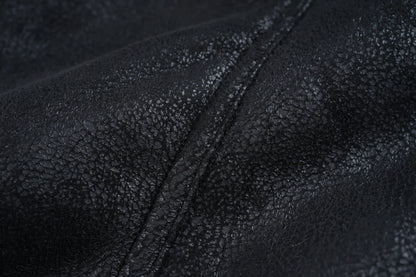 Eveloria Damen Pilotenjacke Weich Mit Fütterung Marineblau