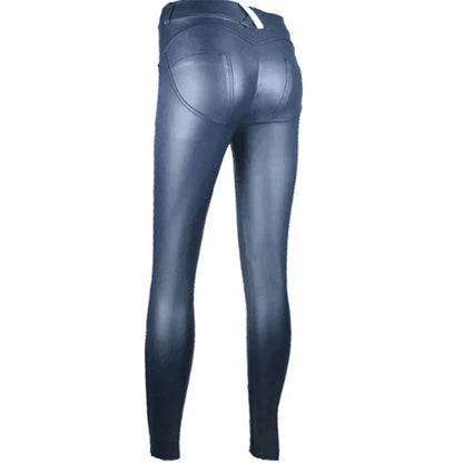Eveloria Damen Skinny Jeans Nahtlos Stretch