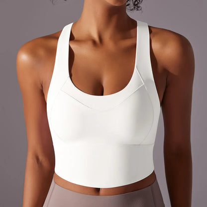Eveloria Damen Yoga-Bh Atmungsaktives Material Eng Anliegend