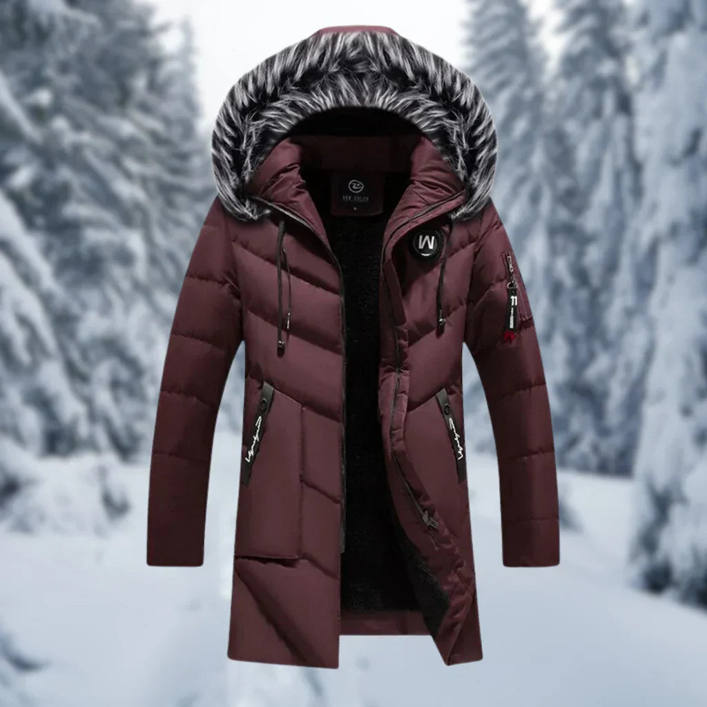 Eveloria Damen Steppjacke Übergröße Fleece Kapuze Reißverschluss - Eveloria
