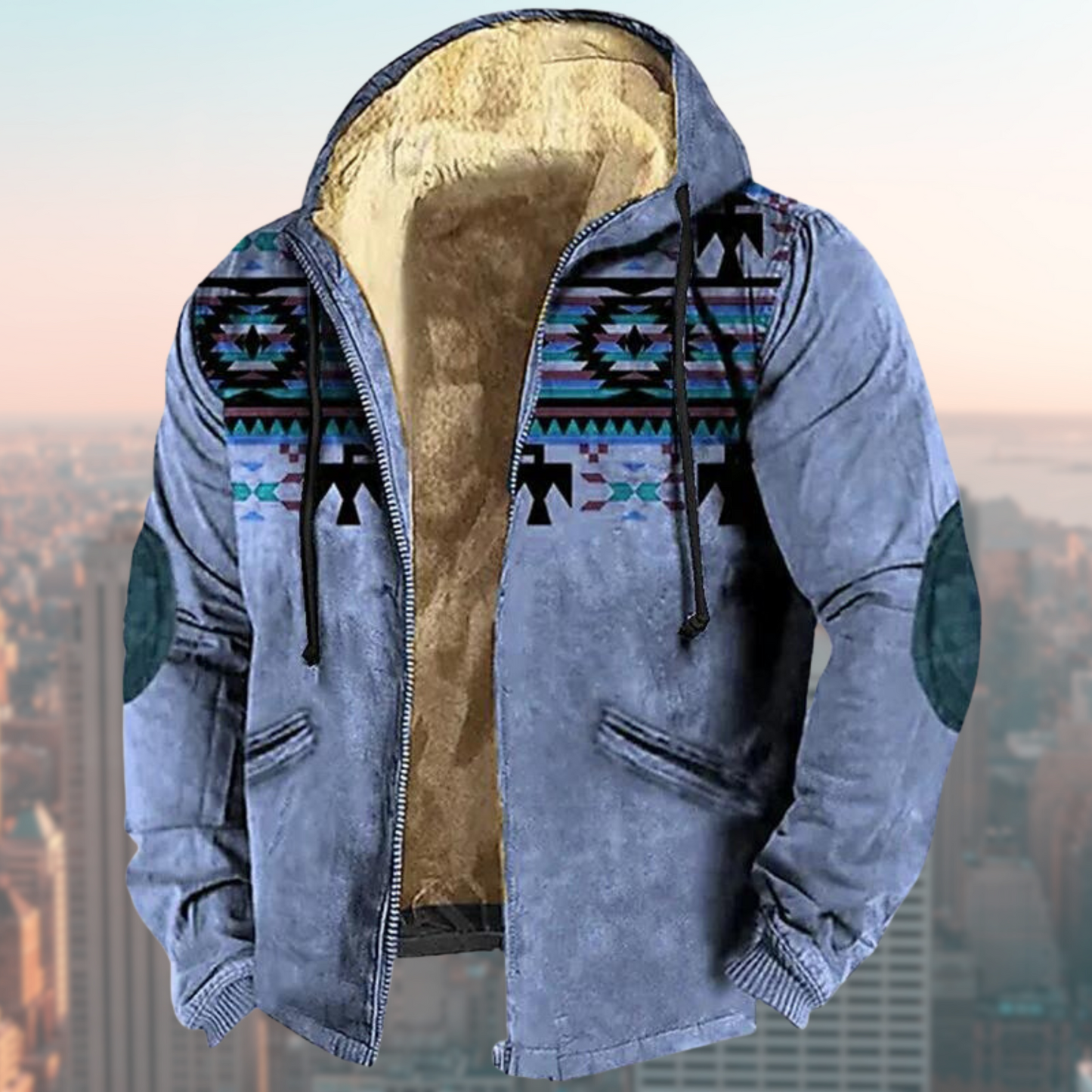 Eveloria Damen Jacke Kapuze Einheitsgröße Baumwolle