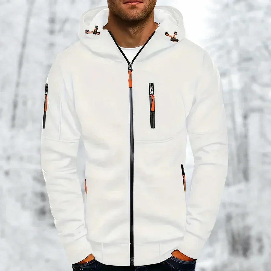 Herren Winterjacke Kapuze Kurz