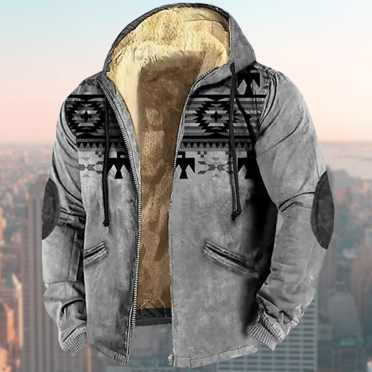 Eveloria Damen Jacke Kapuze Einheitsgröße Baumwolle