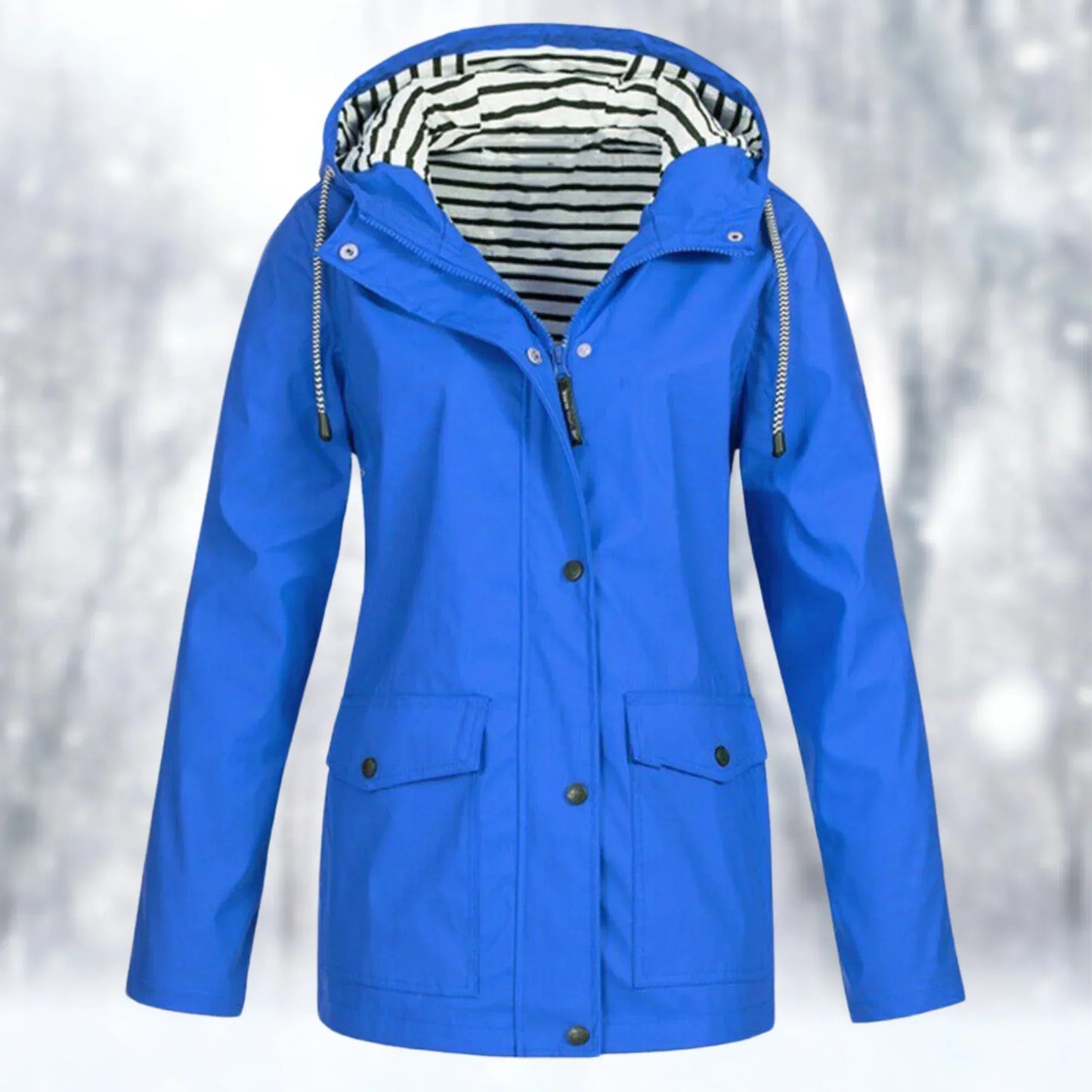 Eveloria Damen Regenjacke Wasserdicht Winddicht