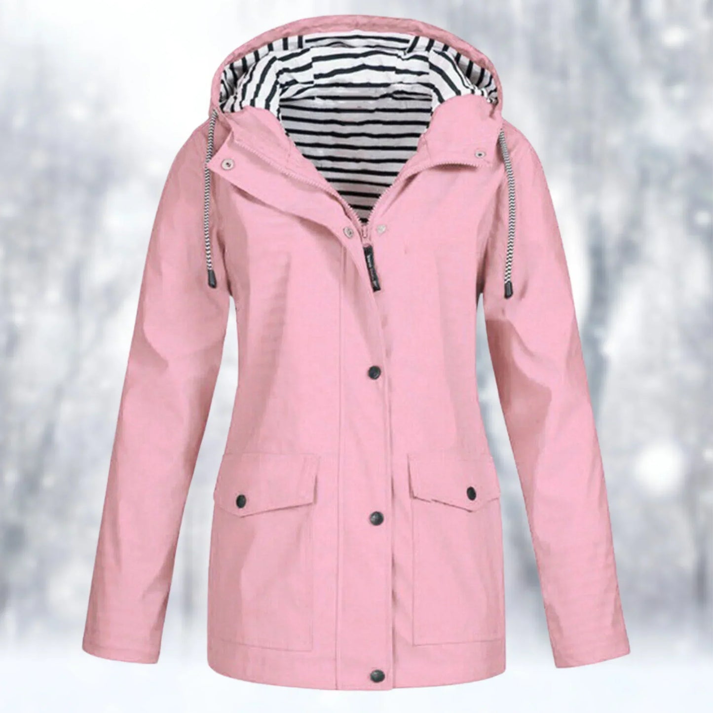 Eveloria Damen Regenjacke Wasserdicht Winddicht