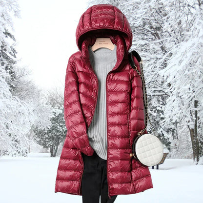 Eveloria Damen Ultraleichte Daunenjacke Herbst