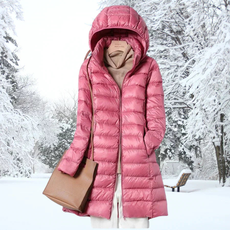 Eveloria Damen Ultraleichte Daunenjacke Herbst