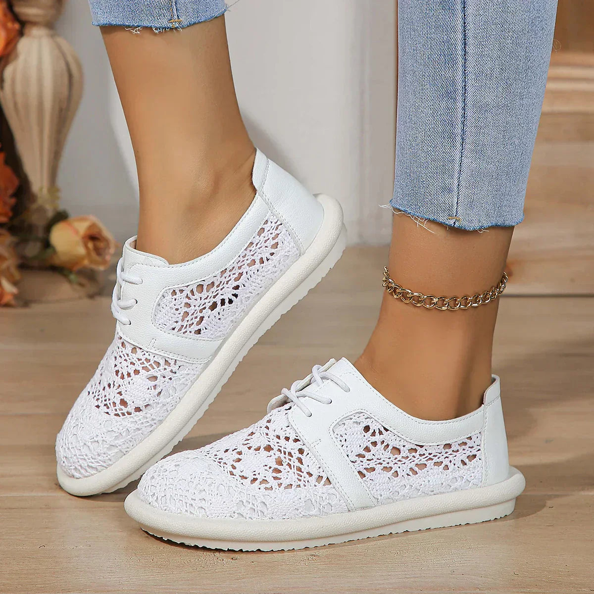 Eveloria Damen Orthopädische Laufschuhe Atmungsaktives Mesh