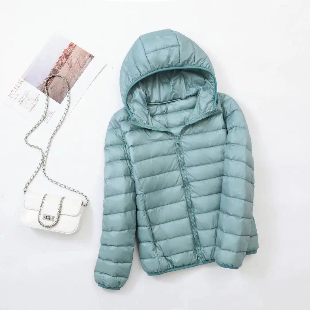 Damen Leichte Daunenjacke Herbst Winter