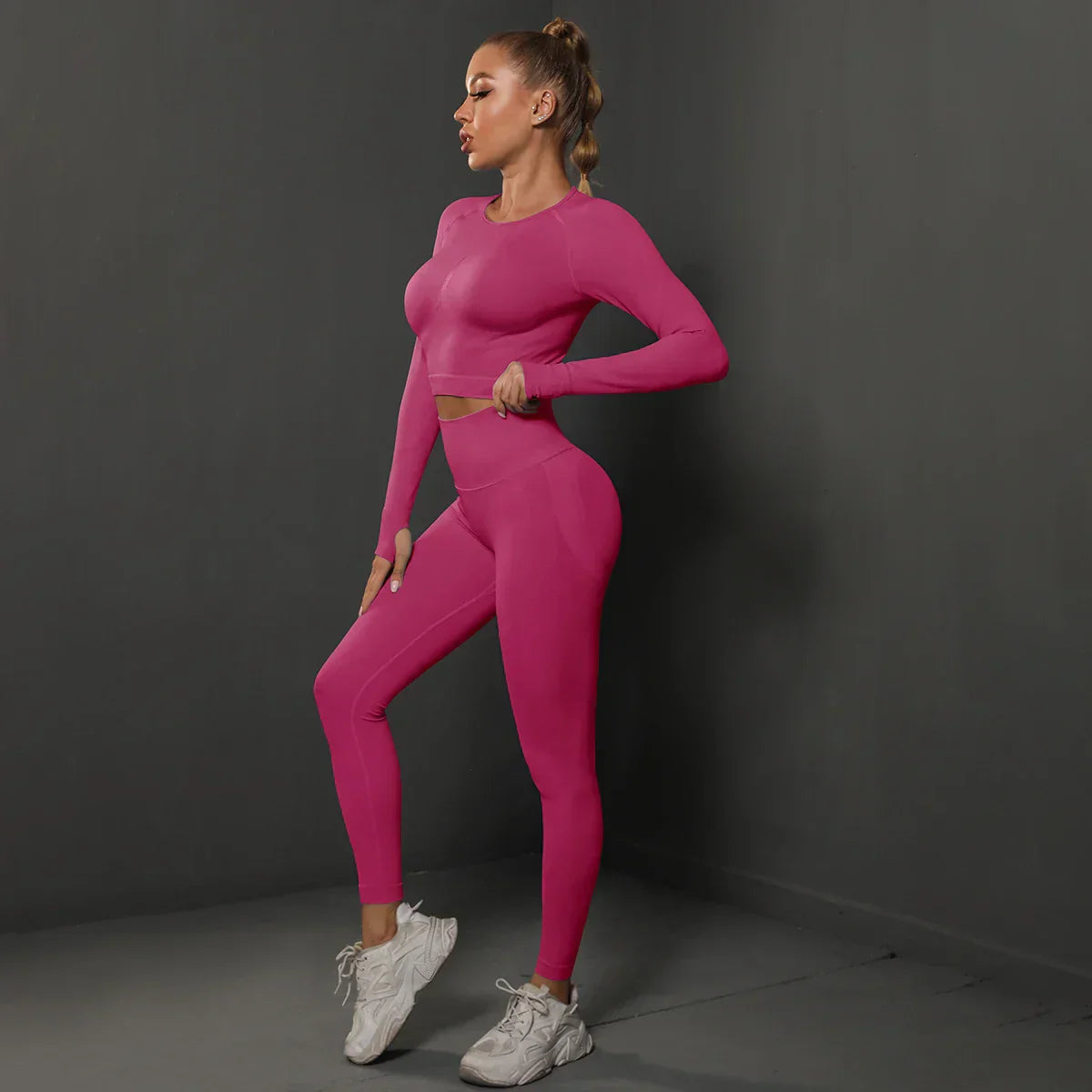 Damen Jogginganzug Zweiteilig Sportlich