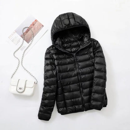 Damen Leichte Daunenjacke Herbst Winter