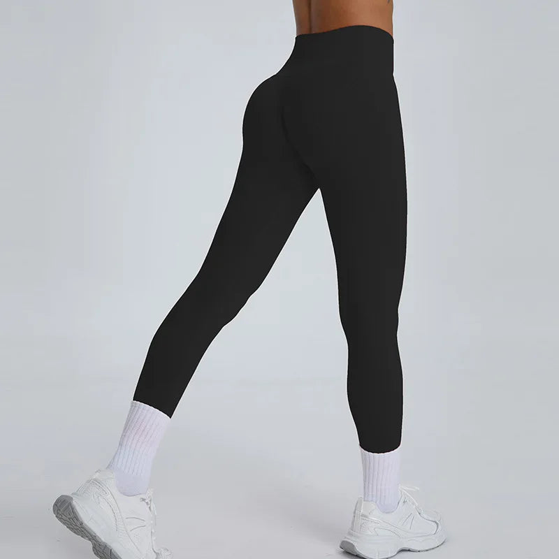 Eveloria Damen Yogahose Nahtlos Stretch