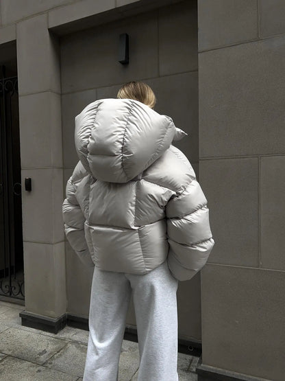 Damen Steppjacke Anthrazit