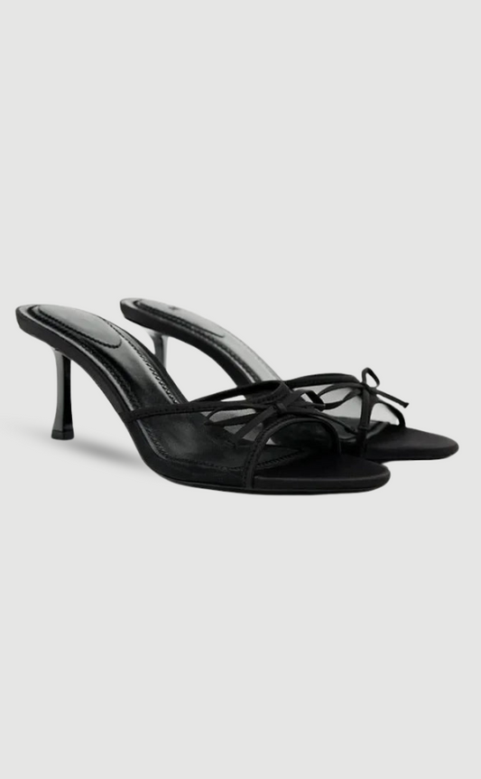 Damen Mittelhohe Absatzschuhe Schwarz - Norvielle